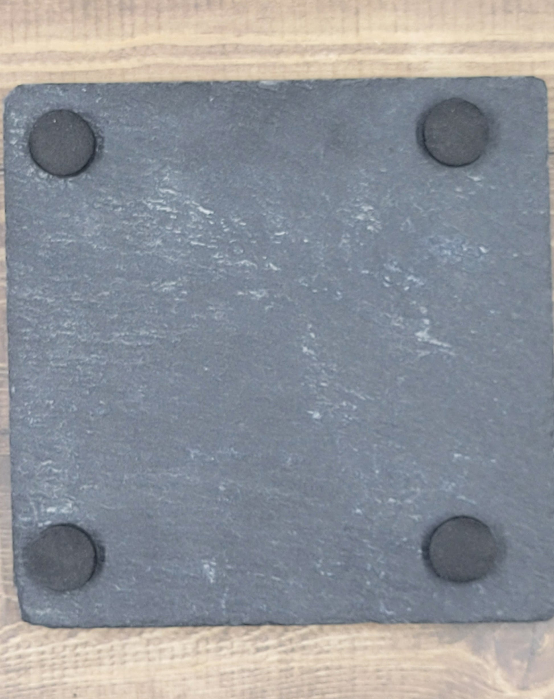 Woodford Reserve Distillery Natural Slate Coaster  These slate coasters will make a great addition to anyplace from your bar to your coffee table. These are actual stone slate measuring approximately 4" x 4". Each coaster will have 4 foam padded feet