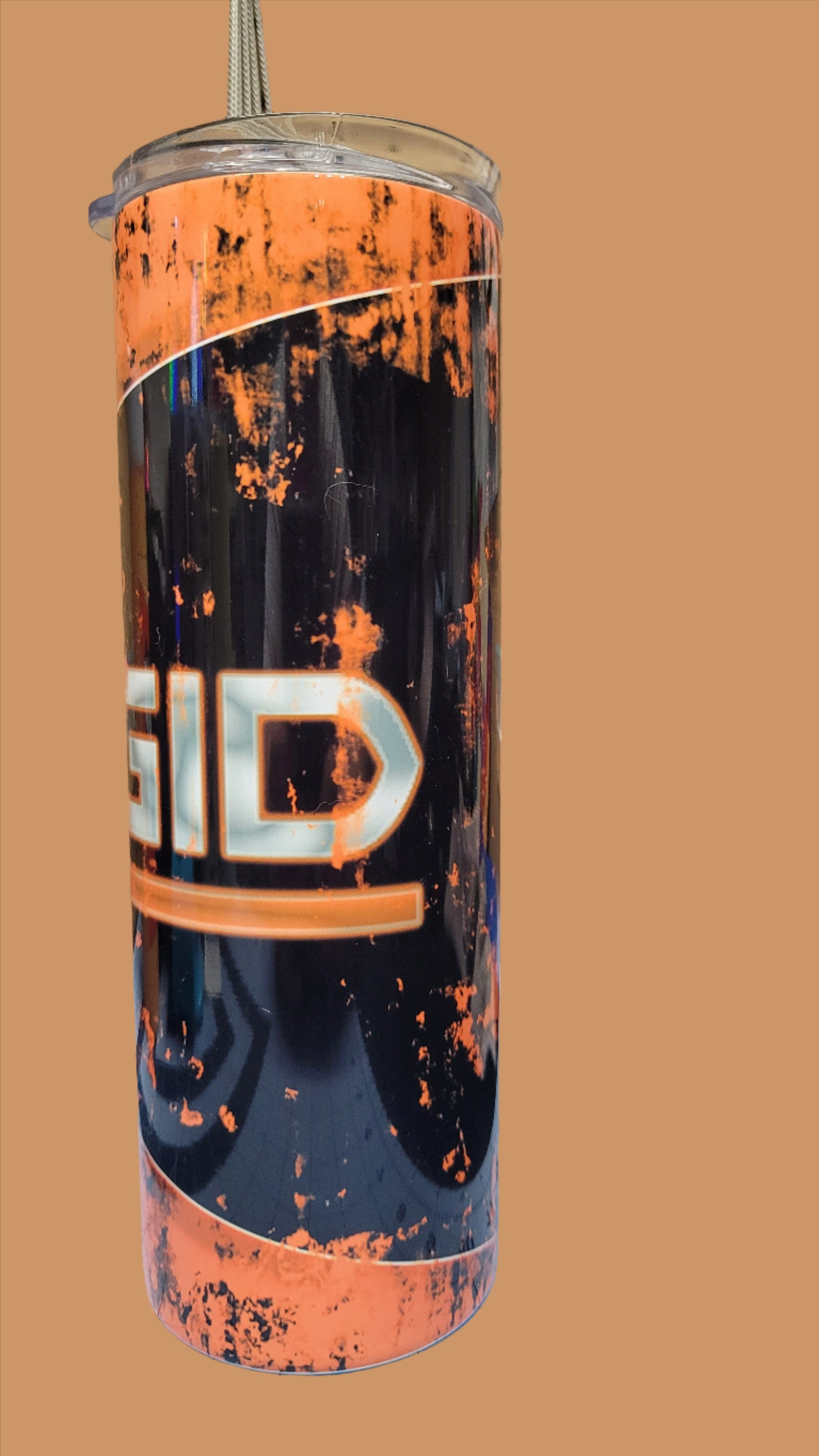 New to our line is our distressed finish look. Here we have a Ridgid series. Tradesmen know the quaity Ridgid&nbsp; offers and that follows through on this tumbler. 