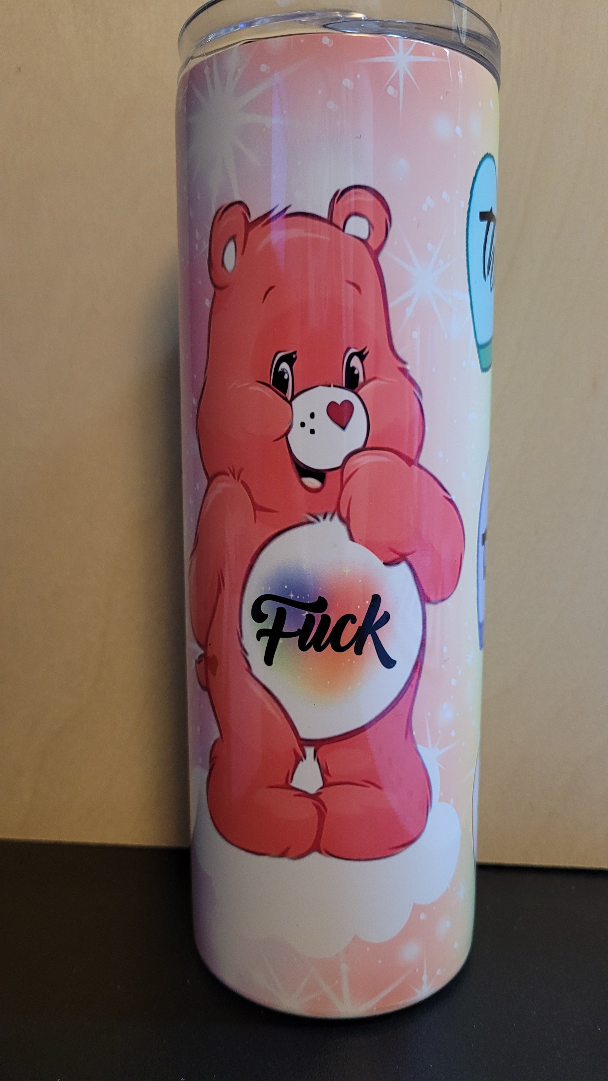 They are here! For adults only. The Swear Bears! Here we have Pink Swear Bear with the phrase Fuck... This...That...You.