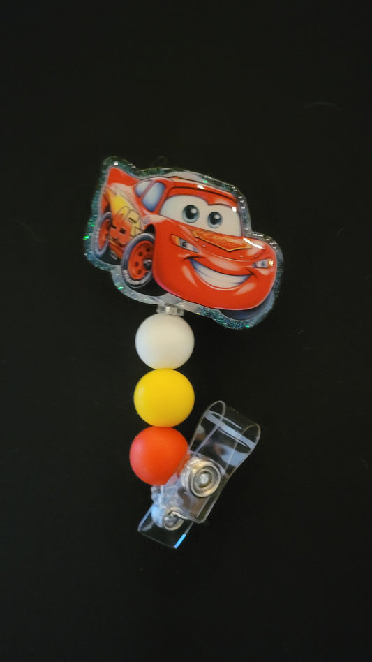 Badge Reel Lightning McQueen