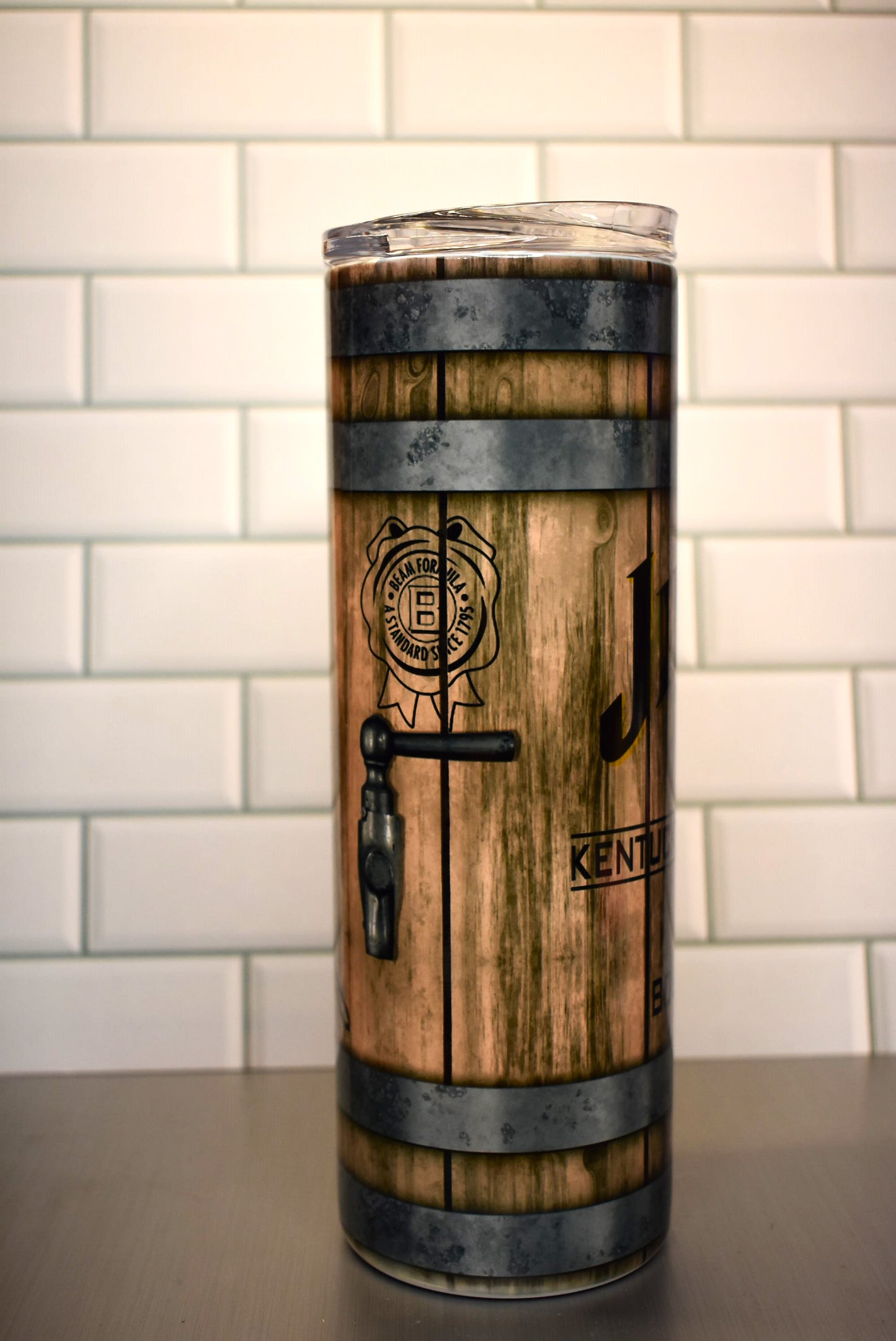 Featuring a sublimated Jim Beam Bourbon logo, this tumbler is a stylish and practical addition to your everyday life.