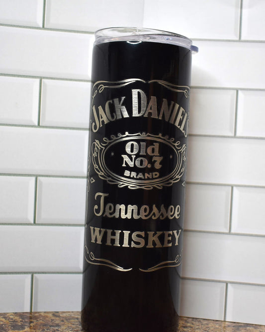 A Tennessee staple....Whiskey. Here we raise our glass....or tumbler....to a great one....Jack Daniels. Only 1 color to offer here and the is the classic Jack Black.