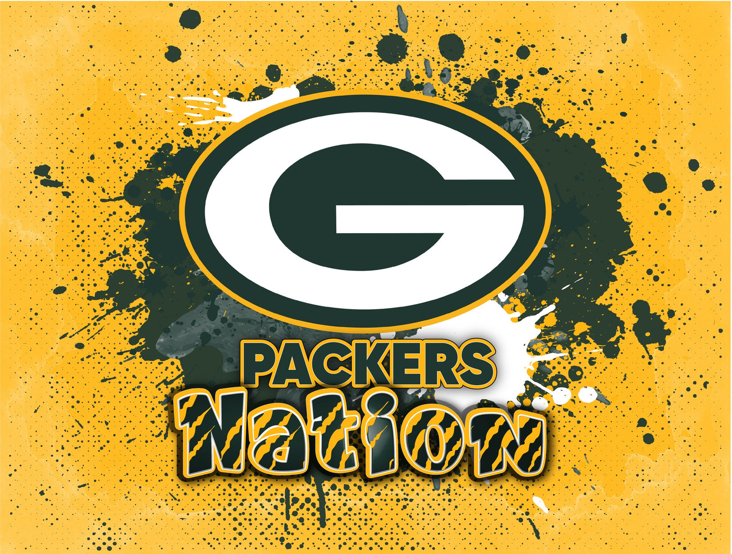 &nbsp;We present our new Sports Series to you with this Packers Paint Splash tumbler. Green &amp; gold colors in a paint splatter format for a unique look.