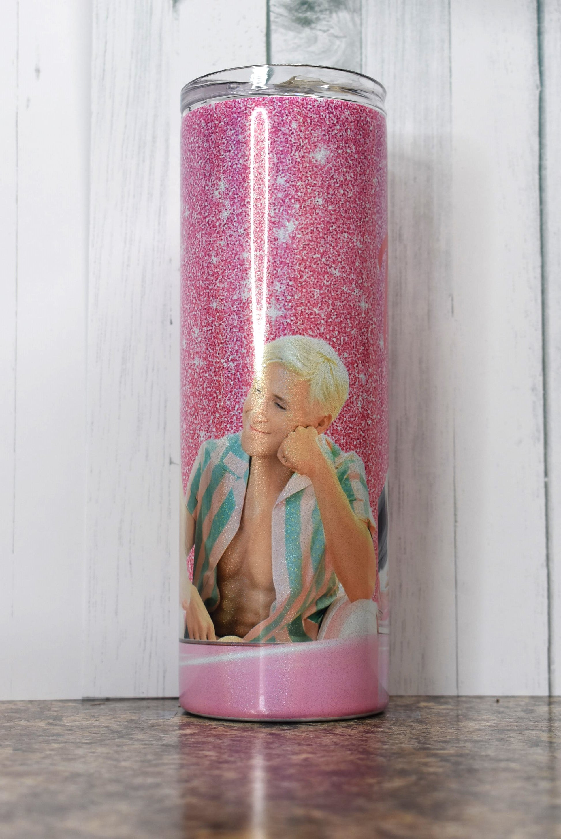 This 20oz Stainless Steel tumbler is all about Barbie. Let's Go Party with Barbie & Ken as they ride in the Barbie Mobile.