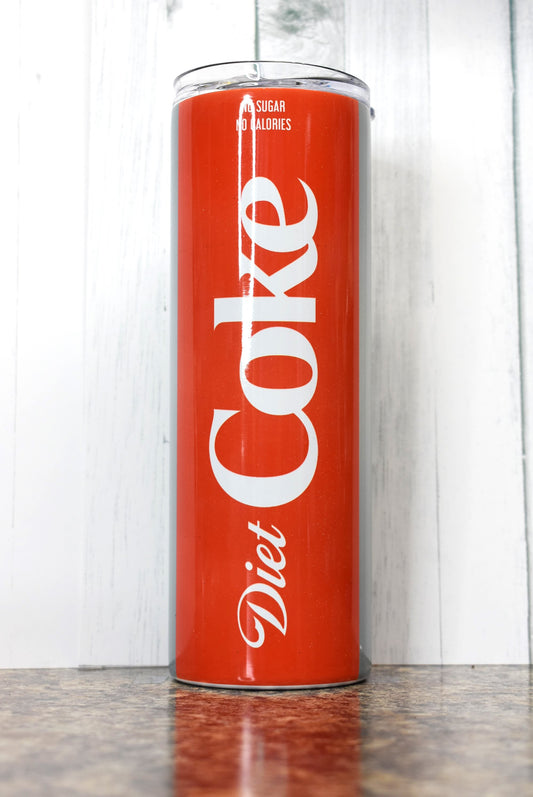 This 20 oz stainless steel Makerflo tumbler will hold your Diet Coke and give you a smile. Enjoy your favorite hot or cold beverage on the go and show off your style as you keep your drinks at the perfect temperature.