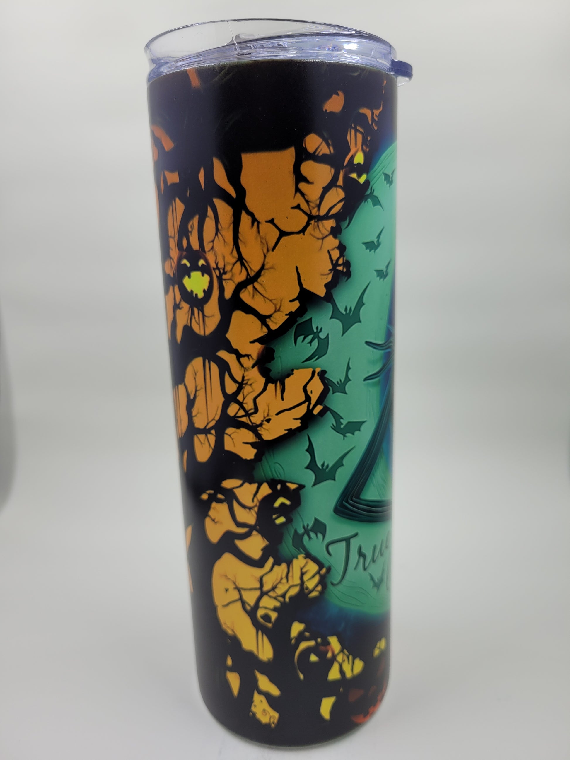 Tumbler 20 oz Stainless Sublimated Jack & Sally Pumpkin Love