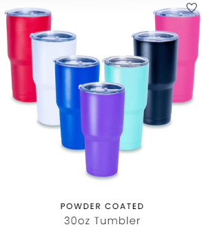 The 30 Oz Makerflo Stainless Steel Powder Coated Tumbler Is Precision Laser Engraved With A Personalized Name Or Image. To Discuss Your Design, Please Contact Us Via Email.