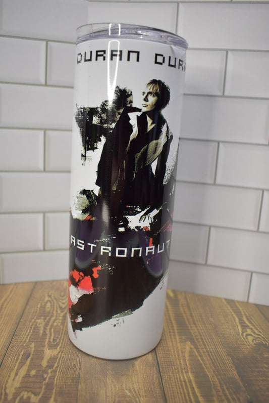 Prepare for lift off with this Duran Duran 2004 Classic Astronaut 20 oz Stainless Steel tumbler. 