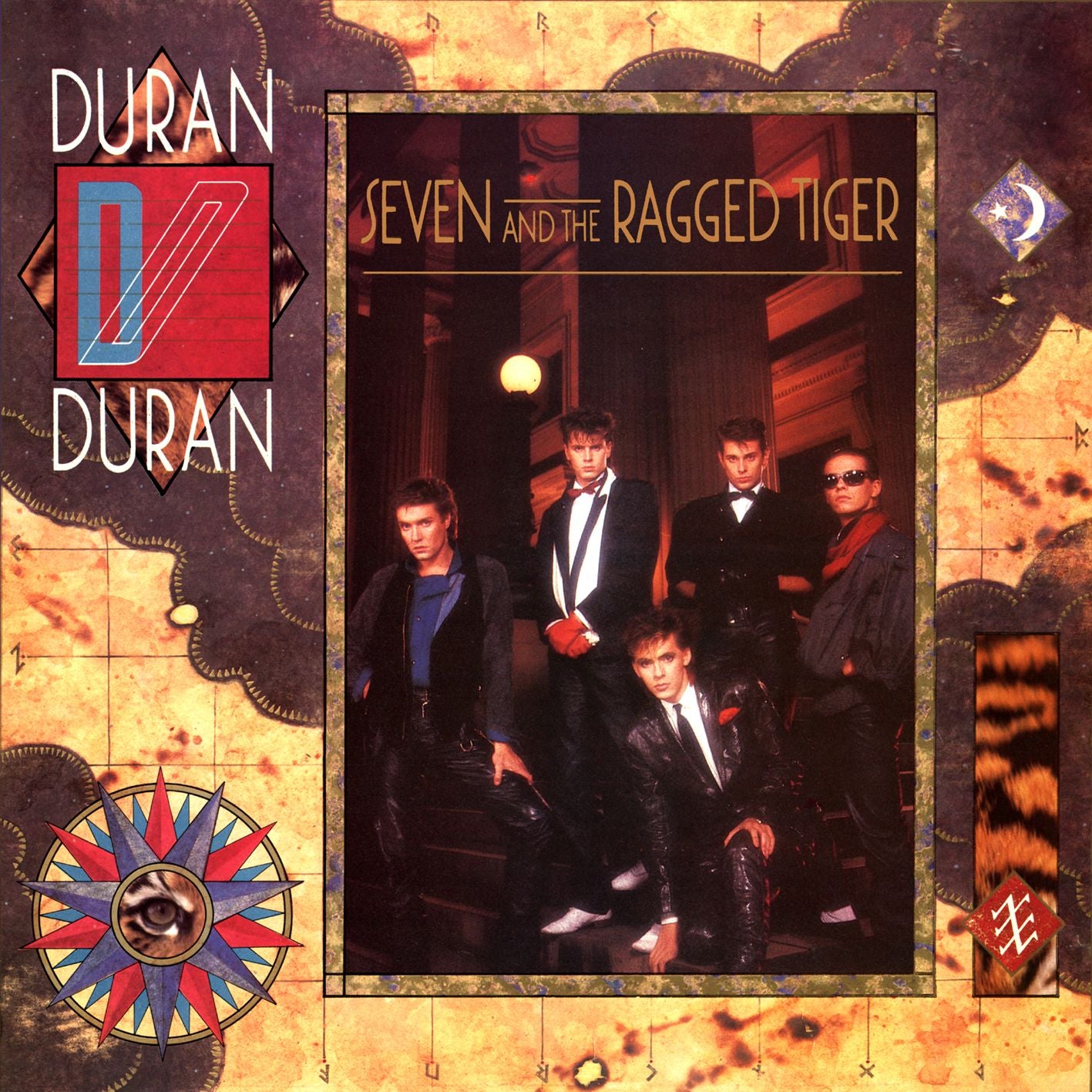 Take a Trip back to the 80's with this Duran Duran Classic Seven And The Ragged Tiger 20 oz Stainless Steel tumbler.    Stainless Steel Double-Wall    Vacuum Insulated   Clear Sliding Classic Lid    Clear Straw   BPA FREE   Stays Cold 24+ hours & Warm 8 hours