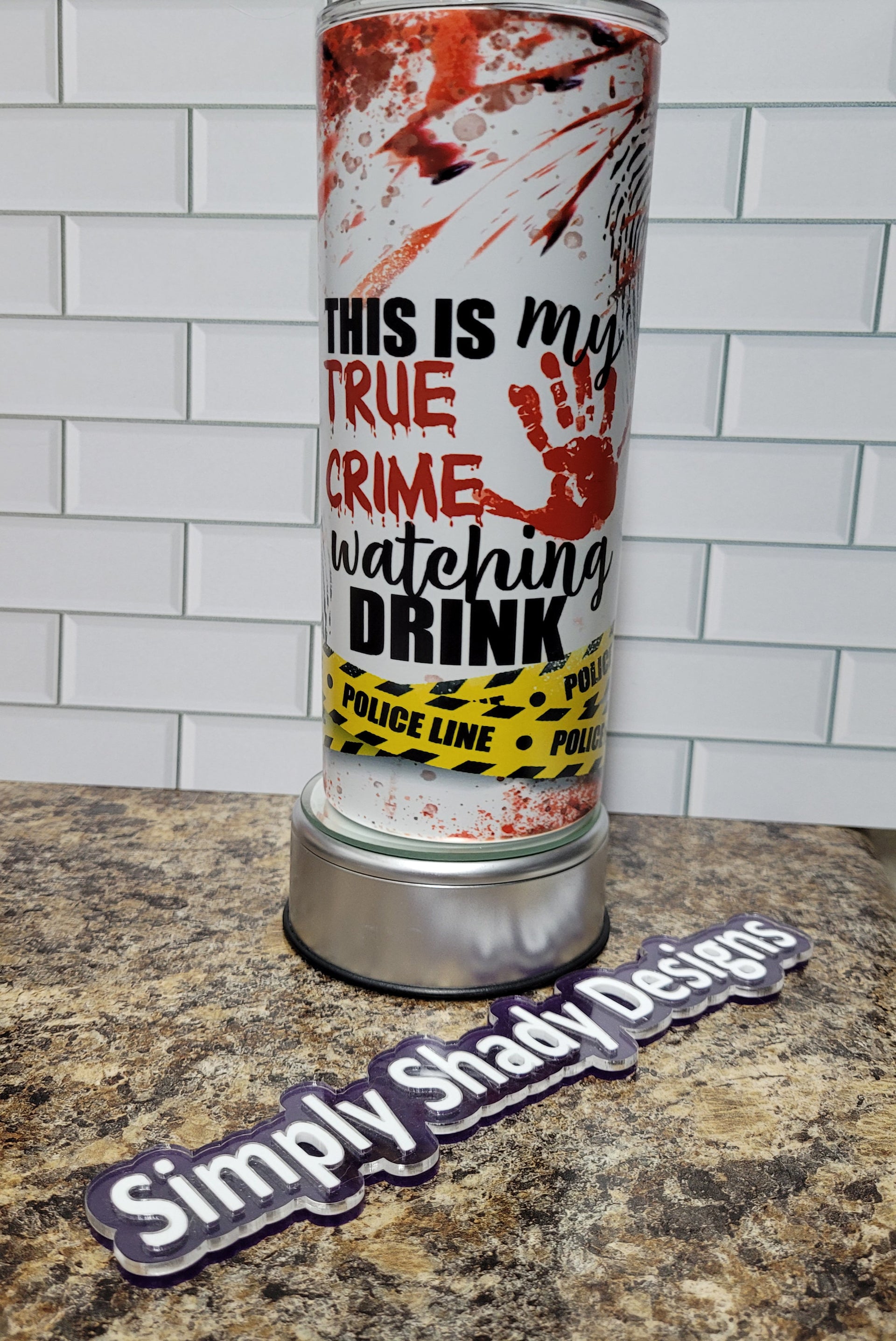 Let's Watch True Crime & Chill' 20 oz Tumbler by Simply Southern