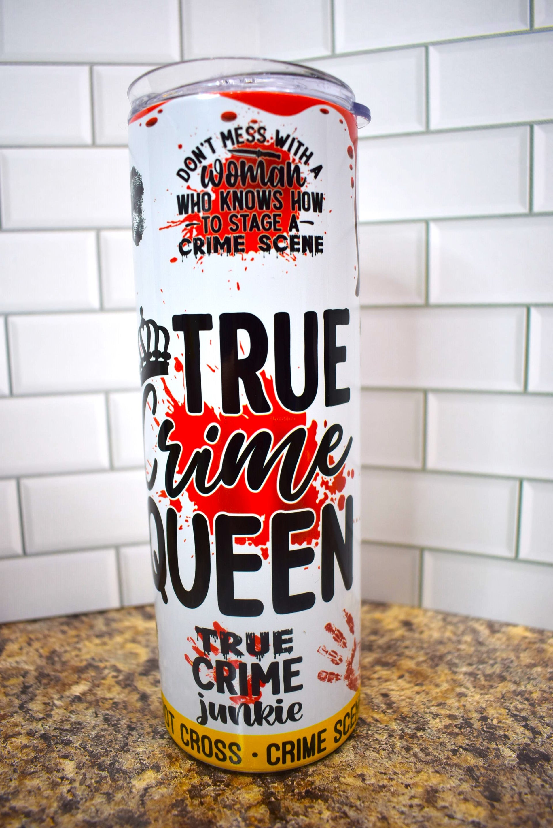 True Crime Tumbler , women, 20 oz sublimation tumbler – Kori Beth Crafts